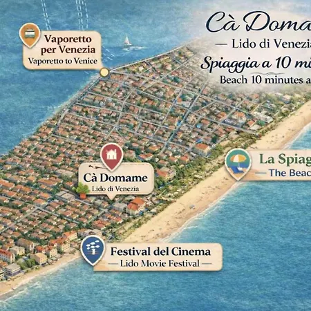 Venice Lido Near And Vaporetto * 威尼斯丽都