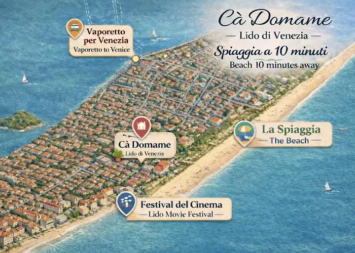 Venice Lido Near And Vaporetto * Lido di Venezia